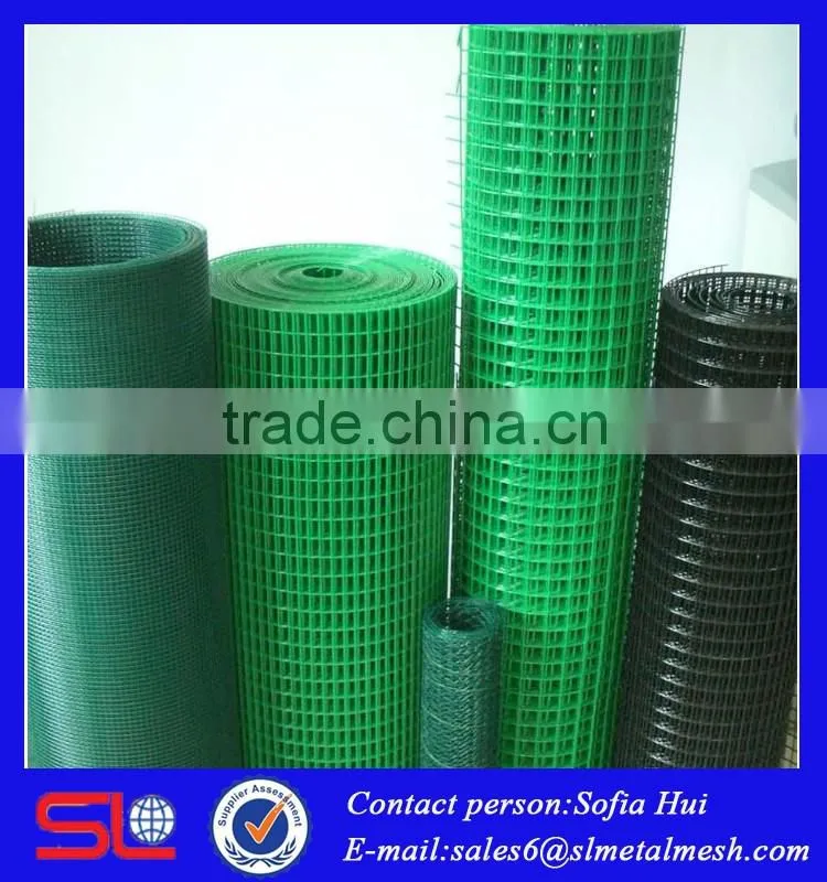 High quality galvanized and PVC coated welded wire mesh factory