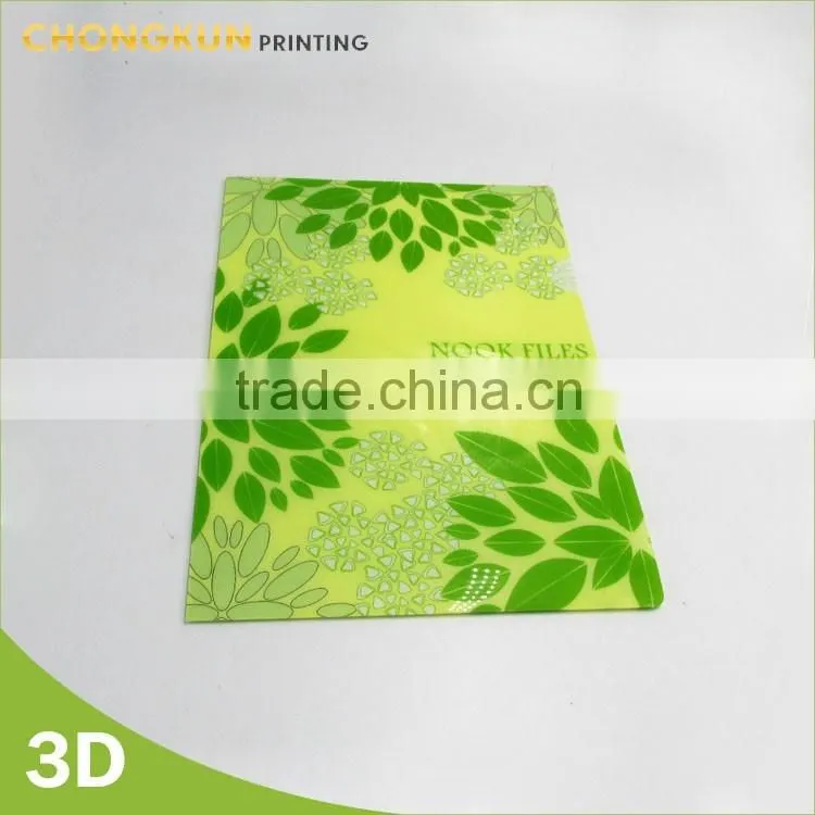 Cartoon style plastic L shape file folder