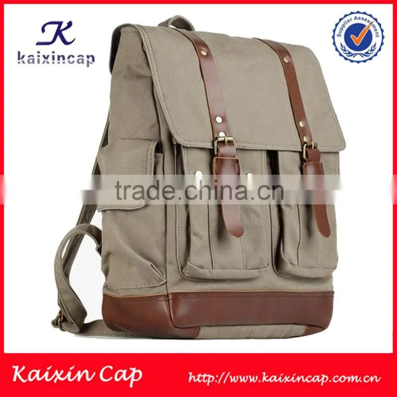 high quality backpack/promotional canvas backpacks/custom backpack