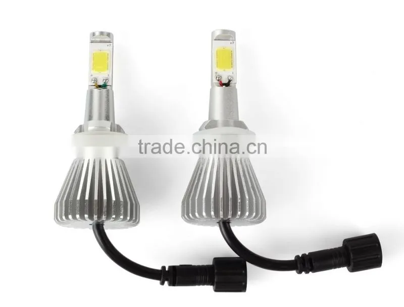 2 sides 28W 2200LM led car headlight H27 880 881