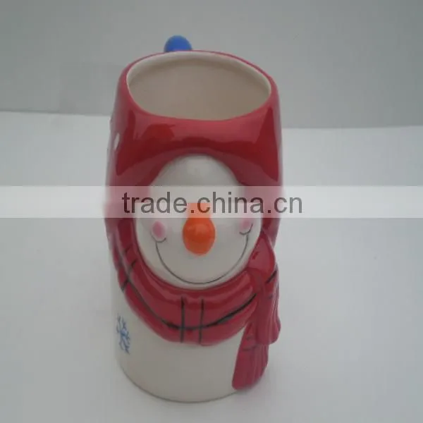 ceramic snowman water jug