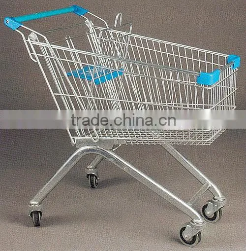chrome supermarket carts