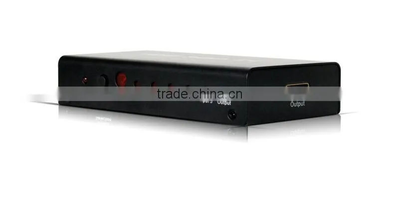hdmi switch 5 way with IR and power adaptor