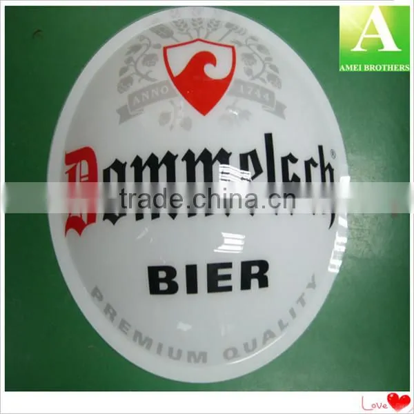 Custom thermoformed PMMA plastic light box cover