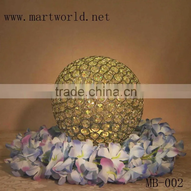round shape shinging crystal ball wedding decoration materials party decoration wedding(MB-002)