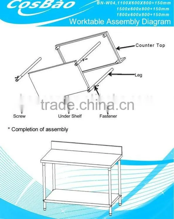 Stainless Steel Work Table