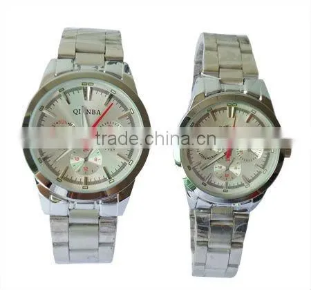 Elegant stainless steel watch men