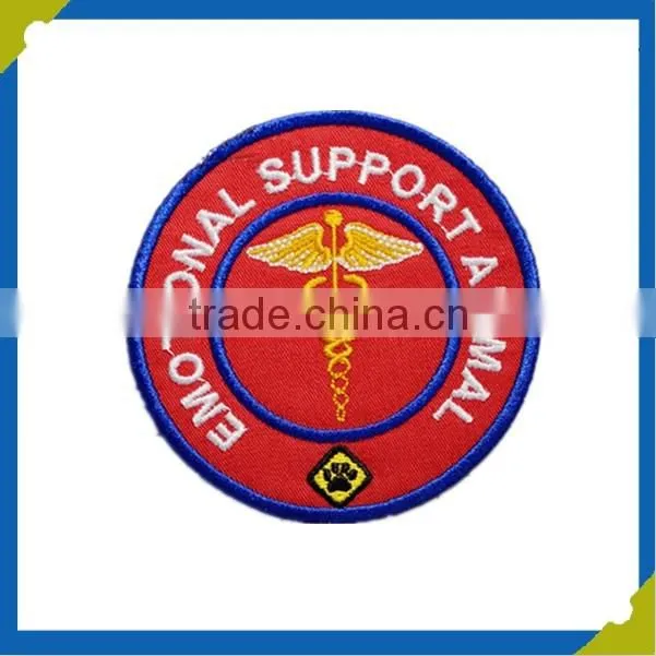 high quality sew on embroidery letter patches for hat