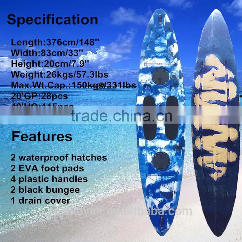 Colorful no inflatable stand up paddle board good quality