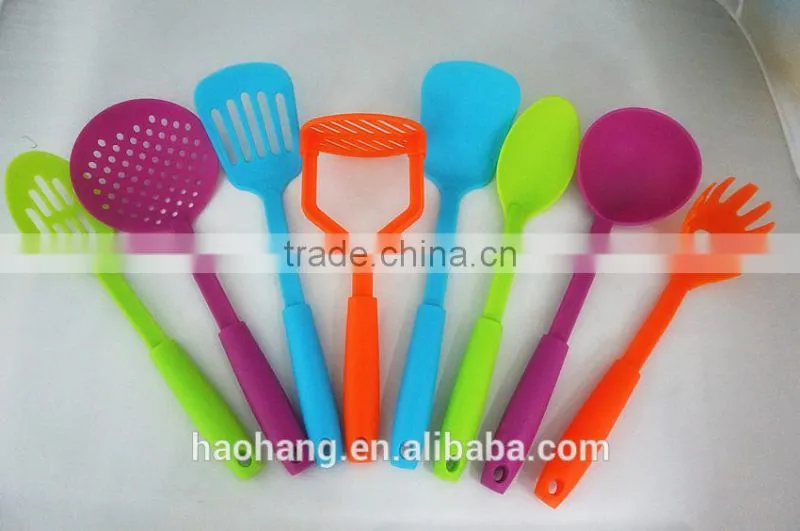 2014 latest popular best selling High quality cooking utensils set nylon kitchen tools