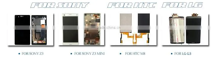 100% oem original brand new mobile display for huawei p7 lcd, for huawei p7 lcd assembly