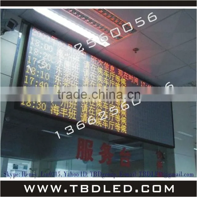 P10 full color programmeable outdoor led message sign led display board