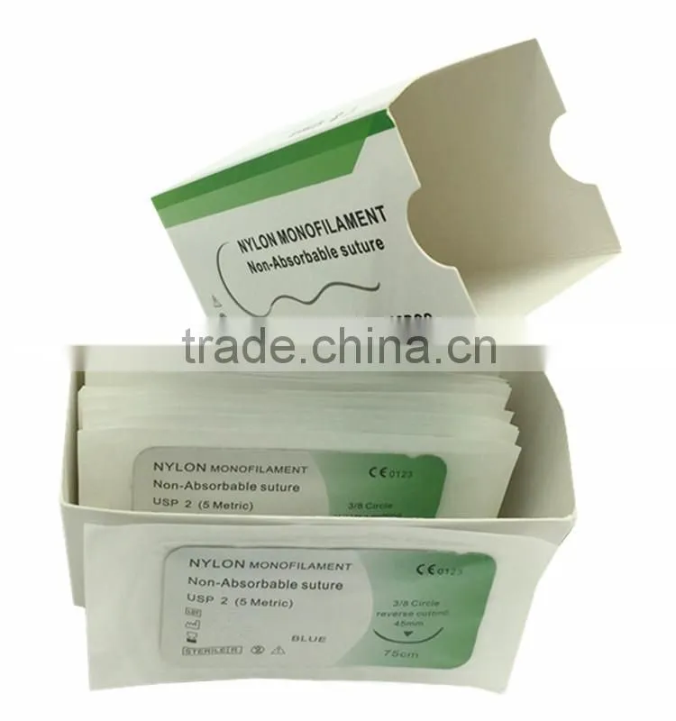 Nylon(Catgut/PGA/PDO/Silk) Surgical Suture without Needle