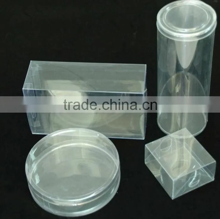 Clear plastic chocolate storage box