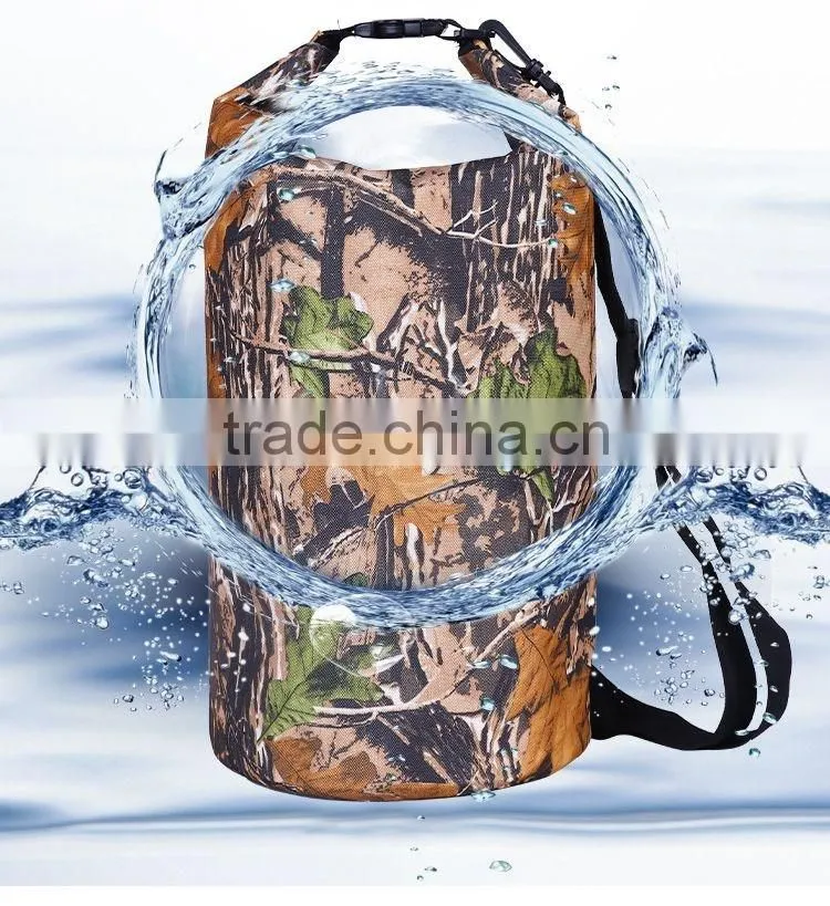 Camping boating hiking floating fishing dry waterproof tarpaulin backpack
