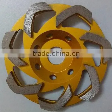 L-shaped diamond cup grinding wheel