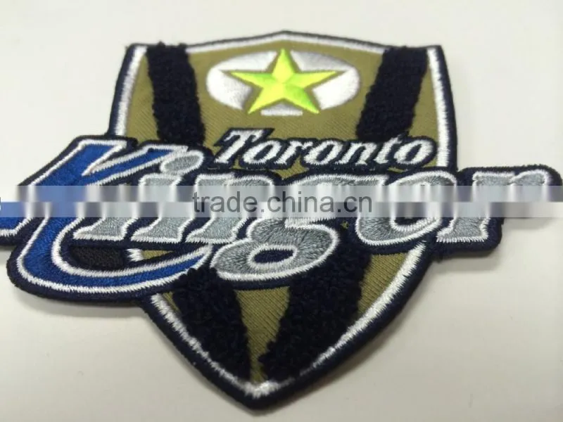 Custom Twill Fabric Chenille 3D Embroidery Patch