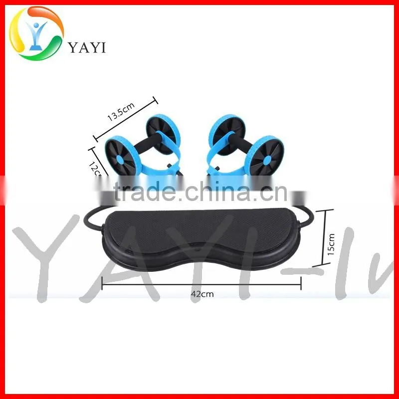 Sport Core Abdominal Trainer Double AB Power Roller Wheel