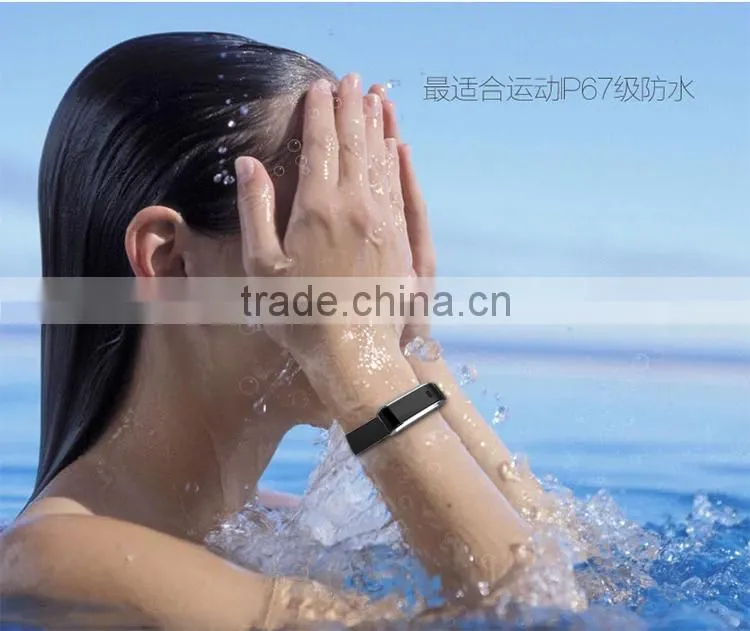 2015 new style funny smart wristband tw07 smart watch with time/calorie/3d pedometer/temperature/sleep moniter