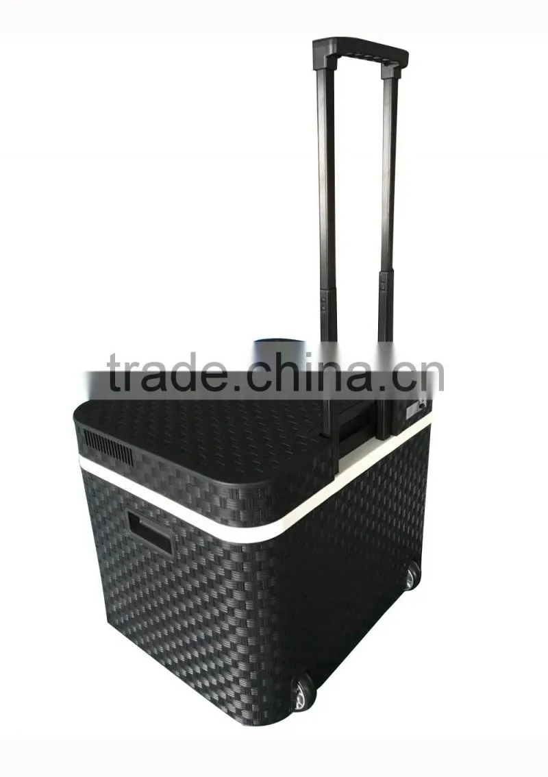 Portable Car Refrigerator cooler box with bottle opener