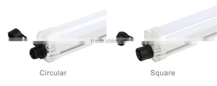 Corrosion-proof 120lm/w outdoor t8 led batten fittings 40w for boat lighting
