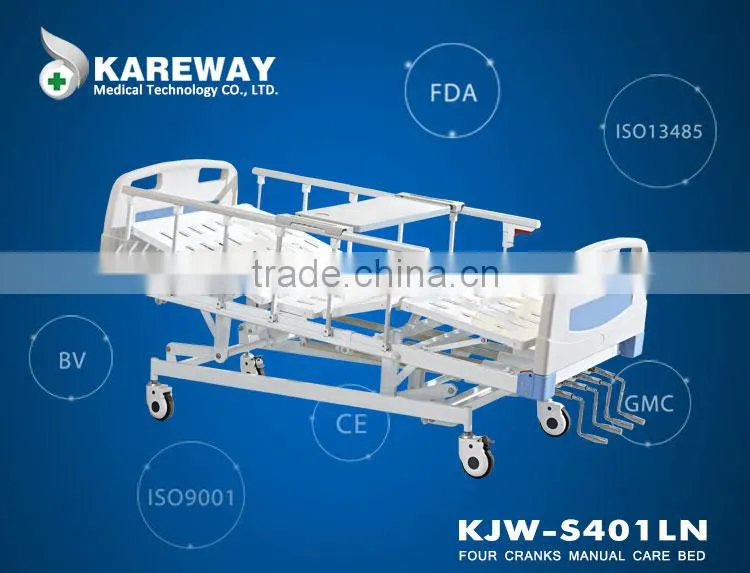 Wholesale cheap price hospital equipment ceragem price four crank hospital manual bed