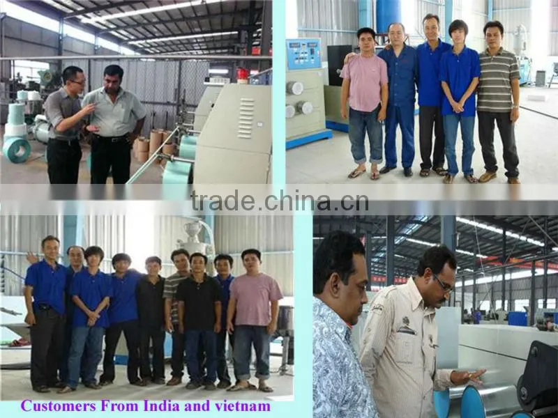 Wind cooling hot cutting PLC control system plastic bags recycling machines