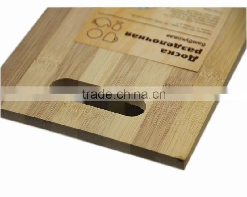 Morden small fruit bamboo cutting board single layers 25x17x0.7cm