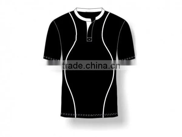 tight fit custom design sublimation rugby practice shirts