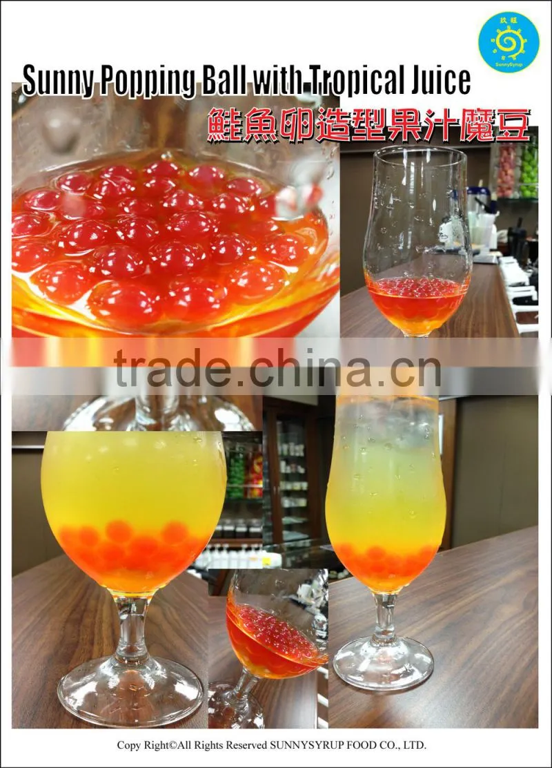 Popping boba juice ball manufacturer