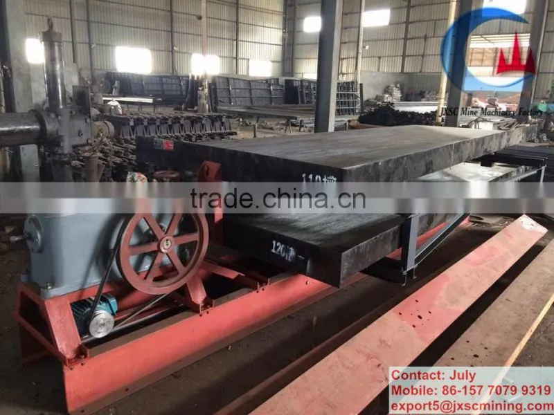 High quality chromite sand shaking table,chrome ore shaking table for Africa market