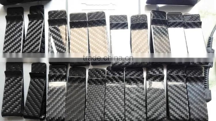high polish Finished Carbon Fiber Money Clip, Carbon fiber wallet clip