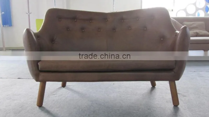 stylish fiberglass shell finn juhl poet sofa replica