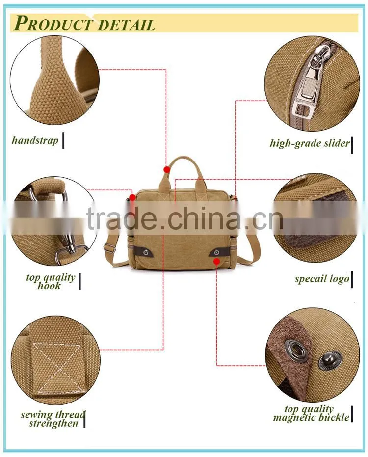 hot sale male fancy denim fabric handbags