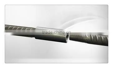 Taper postional rebar coupler,Taper Lock Rebar coupler, Tapered threaded Transitional rebar coupler