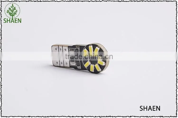 SHAEN T10 18W 3014 18SMD white/yellow/red Auto led lamp/Instrument Lamp Bulbs