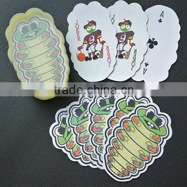 paper plastic heart shaped cards with custom logo