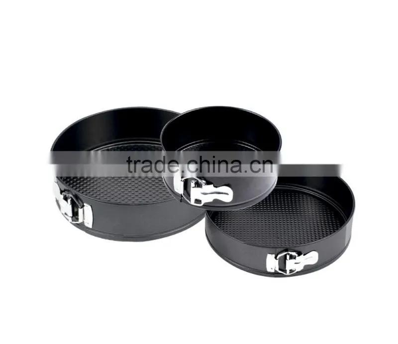Carbon Steel Non-stick Round Springform Cake Pan Set