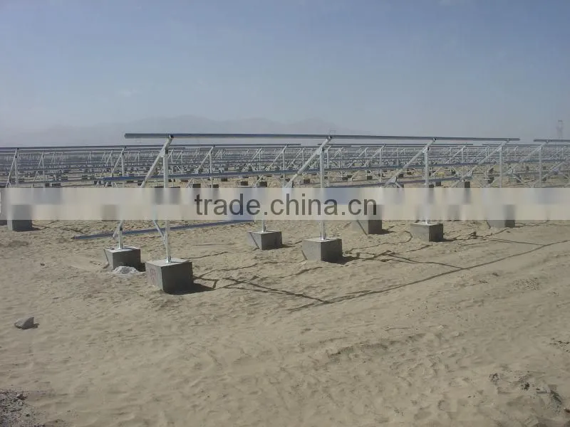 pv solar ground mounting system bracket solar power system ground foundation