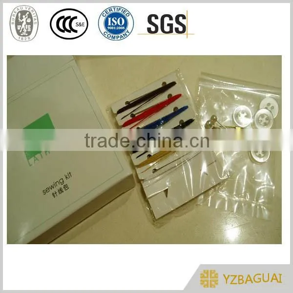 Hotel Sewing Kit With Plastic Box Printing