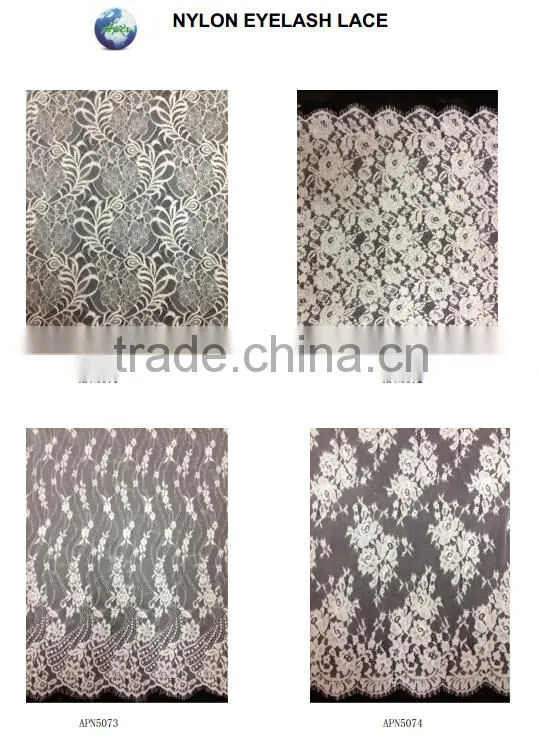 new design printed neck embroidery lace AP7928