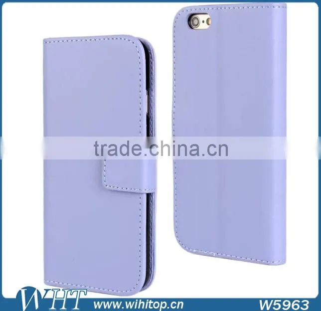 5.5 Inch Leather Case for iPhone 6 Puls Flip Wallet Case with Ultra Thin Stand New Phone Case