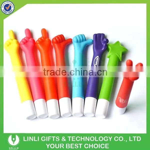 Advertising Led Light Up Hand Shaped Pens