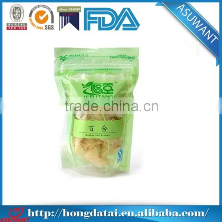 Machine price heat sealing foil tea packing bag with clear window