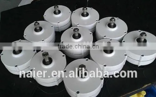 low RPM 100w 12/24v AC output generator with CE made in china