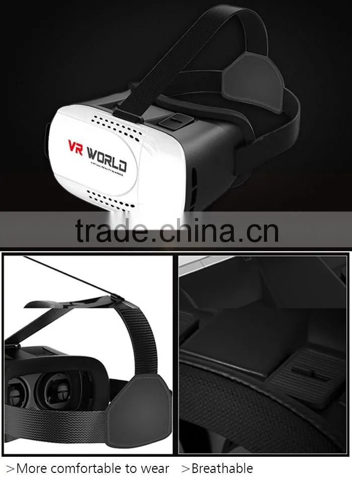 2016 Fashion Style VR Box OEM 3D Video Glasses