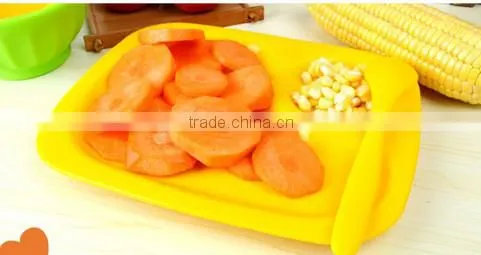 Hot Sale BPA Free 9" Silicone Baby Divided Plate