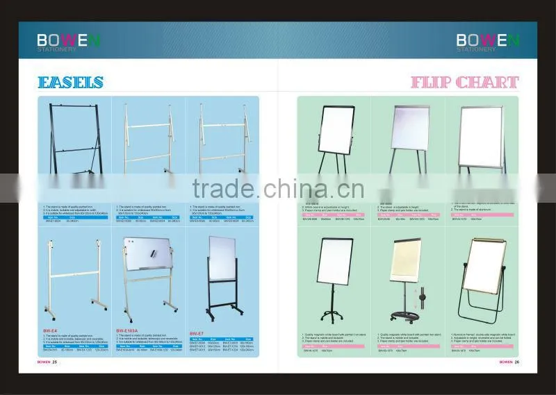 2016 Good and Hot sale Whiteboard Easel, Flip Chart Stand V1# + E4