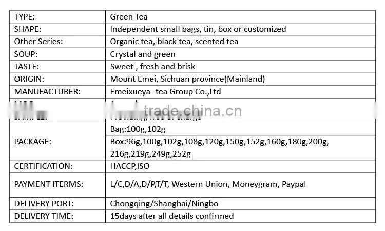 Chinese diabetes tea manufacturer flecha quality weight loss green tea