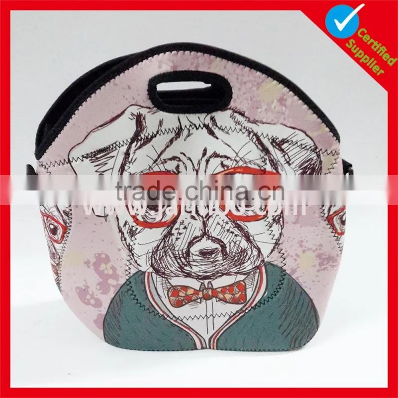 Cheap reusable custom printed personalized insulated lunch bags for kids